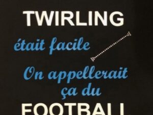 débardeur humour twirling