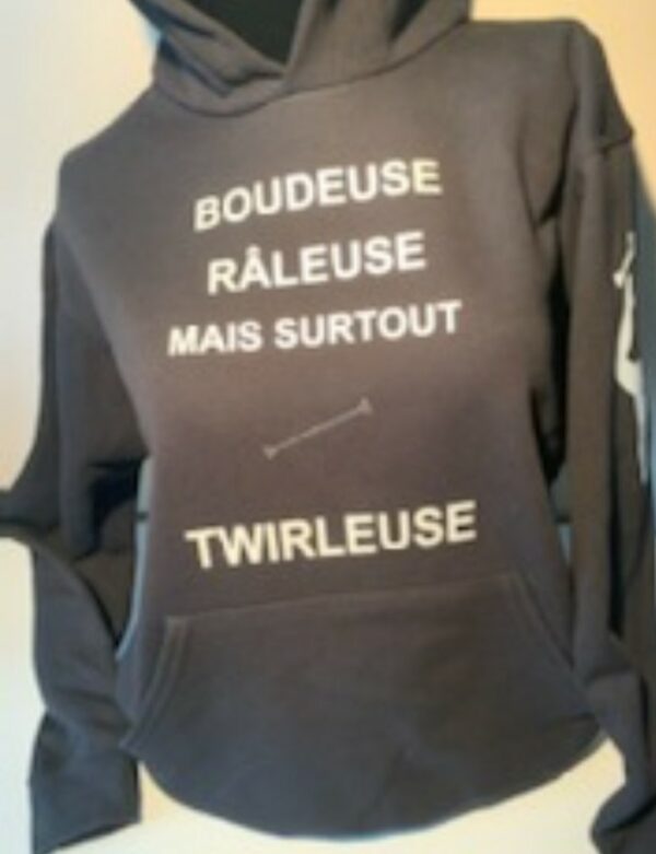 sweatshirt noir boudeuse